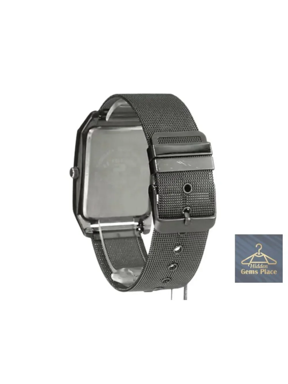 Men's Quartz Analog Wrist Watch Metal Bracelet Battery Powered Water Resistant